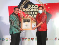 Ali Mazi Terima Penghargaan The Best Governor “2021 INDONESIA GOLDEN AWARDS”