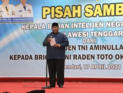 Kabinda Sultra Resmi Berganti, Raden Toto Oktavianus Gantikan Aminullah