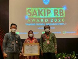 Kemenpan-RB Anugrahi Pemkot Kendari Penghargaan SAKIP Award 2020 Predikat-B