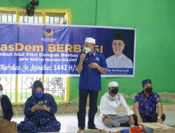 DPW NasDem Sultra Anjangsana dan Berbagi Sembako ke Pesantren Kendari