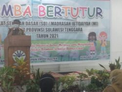 Enam Kabupaten/kota se-Sultra Adu Kebolehan Pada Lomba Bertutur Tingkat SD/MI Tahun 2021