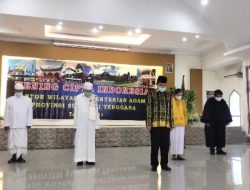 Untuk Korban COVID-19, Kakanwil Kemenag Sultra dan Tokoh Agama ikut Hening Cipta Indonesia