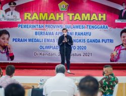 GOR “Apriyani Rahayu” Sultra, Apresiasi Pemprov Terhadap Prestasi Sang Juara Olimpiade Tokyo