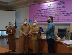 Pembayaran Gaji ASN Tepat Waktu, Pemprov Sultra Dapat Penghargaan dari Taspen dan BPJS-Kesehatan