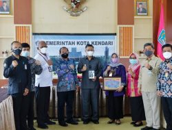 Raih WTP Lima Kali, Pemkot Kendari Dapat Penghargaan dari Menteri Keuangan