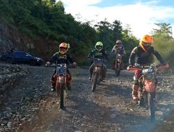 Keseruan Rider ASR Racing Team Jajal Perbukikan Desa Mandiodo