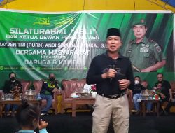 Silaturahmi di Baruga, Andi Sumangerukka Langsung Penuhi Permintaan warga Terangi Lorong