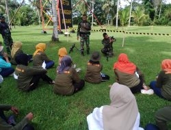 FORKOM Alumni SMANSA 90′ Gelar Outbound Bela Negara di Yonif 725/Wrg