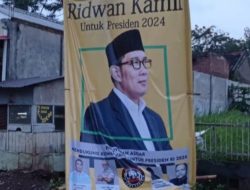 Di Jawa Barat, Baliho Ridwan Kamil Calon Presiden Mulai Bermunculan