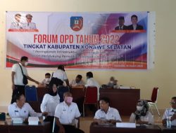 Pemkab Konsel Gelar Forum Perangkat Daerah Tahun 2022