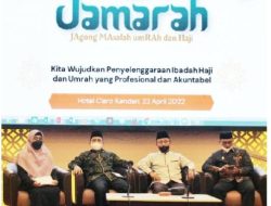 Buka kegiatan JAMARAH, Kakanwil Kemenag Sebut Tahun ini Sultra Berangkatkan 922 Jamaah Calon Haji