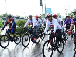 Intip Kemeriahan Gowes HUT Kota Kendari ke 191, Diikuti Ribuan Warga