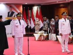 Gubernur Lantik Ahmad Monianse Sebagai Walikota Baubau dan M Yusuf Sebagai Pj Bupati Buton Tengah