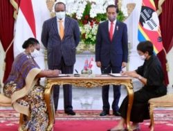 Presiden Jokowi dan Raja Mswati III Saksikan MoU Kerja sama Ekonomi