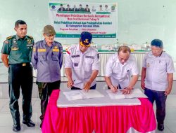 Tutup Pelatihan MTU, Bupati Konut dan Kepala BPVP Kendari Teken Perjanjian Kerja Bersama