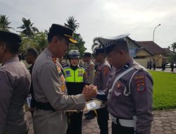 14 Personel Berprestasi Dapat Piagam Penghargaan dari Kapolres Konsel