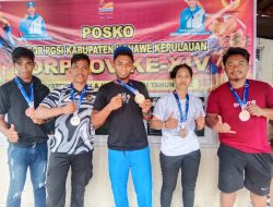 Dua Karyawan PT GKP Persembahkan Medali untuk Konawe Kepulauan di Porprov XIV