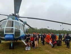 Tim Evakuasi Gabungan Temukan Lokasi Titik Kecelakaan Helikopter Kapolda Jambi