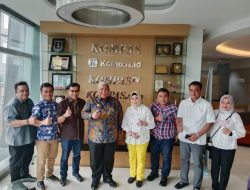 Gubernur Sultra Bersama Rombongan Kunjungi Kantor Media Kompas Grup