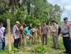 Dihadiri Wabup Rasyid, BPN Konsel Lakukan Pemasangan Patok di Desa Watumeeto