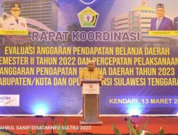 Buka Rakor APBD Semester II 2022 dan APBD Semester I 2023, Gubernur Sultra Tekankan 7 Hal