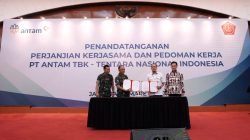 Sinergitas PT Antam Bersama TNI dan Polri Dalam Penguatan Aspek Keamanan di Lokasi Operasi Perusahaan