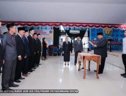Gubernur Ali Mazi Lantik Kepala Sekolah di Lingkup Dikbud Sultra