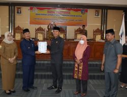 DPRD Konsel Terima LKPj Bupati TA 2022