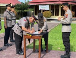 Enam Pejabat Polres Konsel Berganti