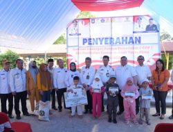 Pemkot Kendari Bersama Kadin Sultra Salurkan CPP dan Beri Santunan kepada Anak Yatim Piatu