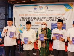 Peringati Harla PMII ke-63, Dr La Ode Haji Polondu Launching Buku PKC PMII Sultra