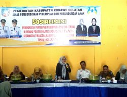 DP3A Konsel Gelar Sosialisasi Peningkatkan Partisipasi Perempuan pada Pemilu 2024