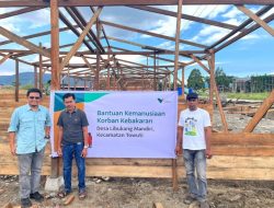 PT Vale Salurkan Bantuan untuk Pembangunan Kembali Kios Korban Kebakaran Pasar SP 1 Mahalona