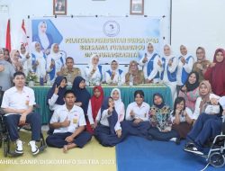 IWAPI Sultra bersama Diskominfo Hadiri Pelatihan Pembuatan Bunga Hias di SLBN 2 Kendari