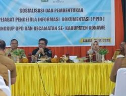 Diskominfo Konawe Gelar Kegiatan Penguatan Kapasitas PPID Utama dan PPID Pembantu