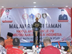 Malam Ramah Tamah HUT ke 78 RI, Pj Wali Kota Kendari Sampaikan Ini