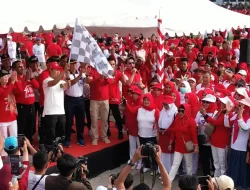 Meriahkan HUT ke-78 RI, Pemkot Kendari Gelar Jalan Sehat Merdeka
