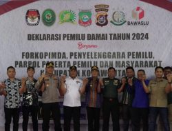 Bupati Ruksamin: Wujudkan Pemilu 2024 yang Aman, Damai, Sejuk dan Bermartabat di Konut