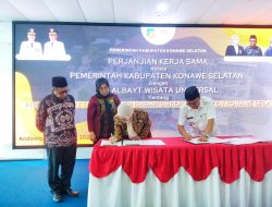 Pemkab Konsel Teken MoU dengan PT Albayt Wisata Universal