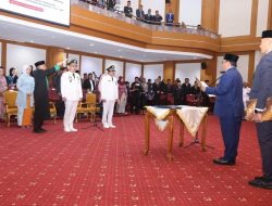 Pj Gubernur Sultra Lantik Bupati Koltim Definitif dan Pj Bupati Bombana