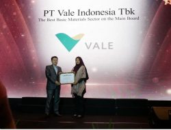 PT Vale Indonesia Raih CSA Awards 2023 Kategori The Best Materials Sector on the Main Board