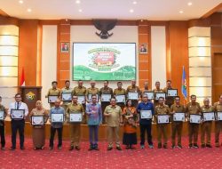 Pj Gubernur Sultra Launching Hasil Sensus Pertanian 2023 Tahap I