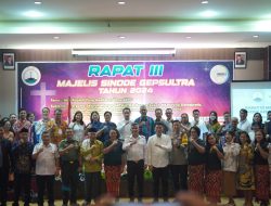 Buka Rapat lll Majelis Gep Sinode Sultra, Wabup Konsel: Bangun Kesetaraan dan Kebersamaan