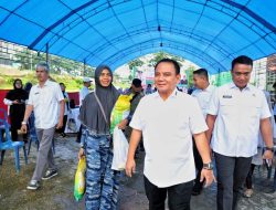 Pj Gubernur Sultra Pantau Langsung GPM di Pelataran Masjid Raya Al-Kautsar Kota Kendari