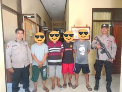 Asik Bermain Judi, Empat Warga Konsel Ditangkap Polisi