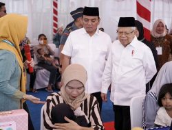 Wapres RI Bersama Istri Tinjau Penanganan Stunting di Kendari