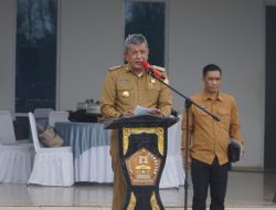 Pj Wali Kota Pimpin Apel Gabungan Lingkup Pemkot Kendari