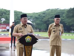 Usai Liburan Lebaran, Pj Gubernur Sultra Pimpin Apel Gabungan dan Halalbihalal