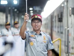 Jasa Raharja Berangkatkan Disabilitas Peserta Mudik Gratis Moda Kereta Api dari Stasiun Senen