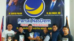 Maju Pilwakot Kendari 2024, Yudhianto Mahardika Ambil Formulir Pendaftaran di Partai NasDem